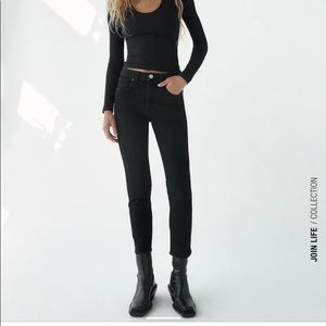 Zara Slim Fit Hi-Rise Jeans